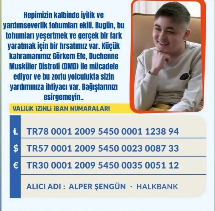 DMD Hastası Görkem Efe Yardım Bekliyor