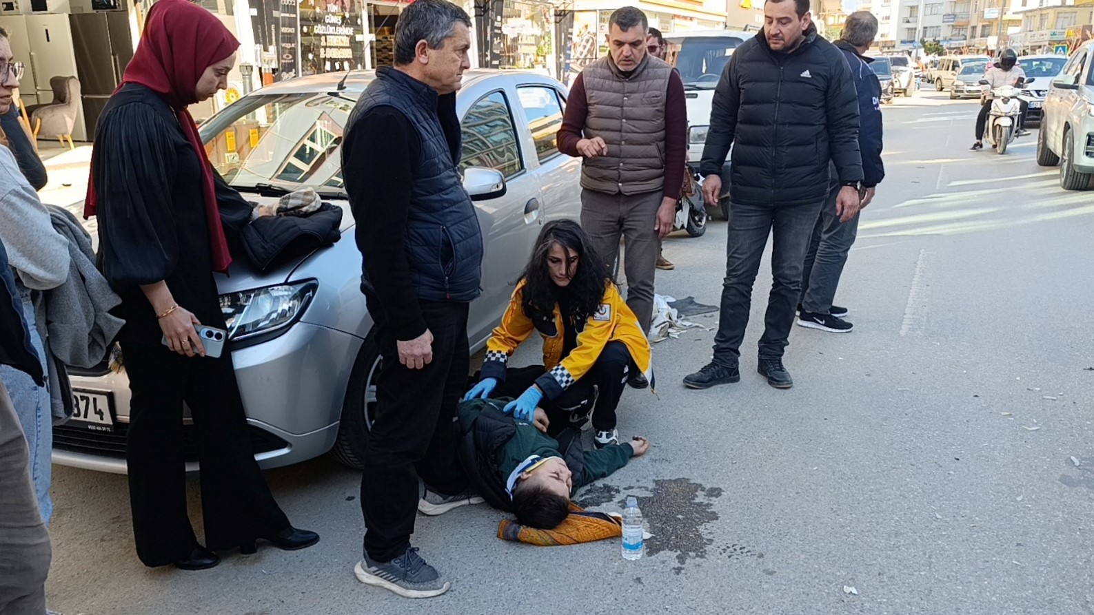 Manavgat'ta Elektrikli Bisiklet Kazası