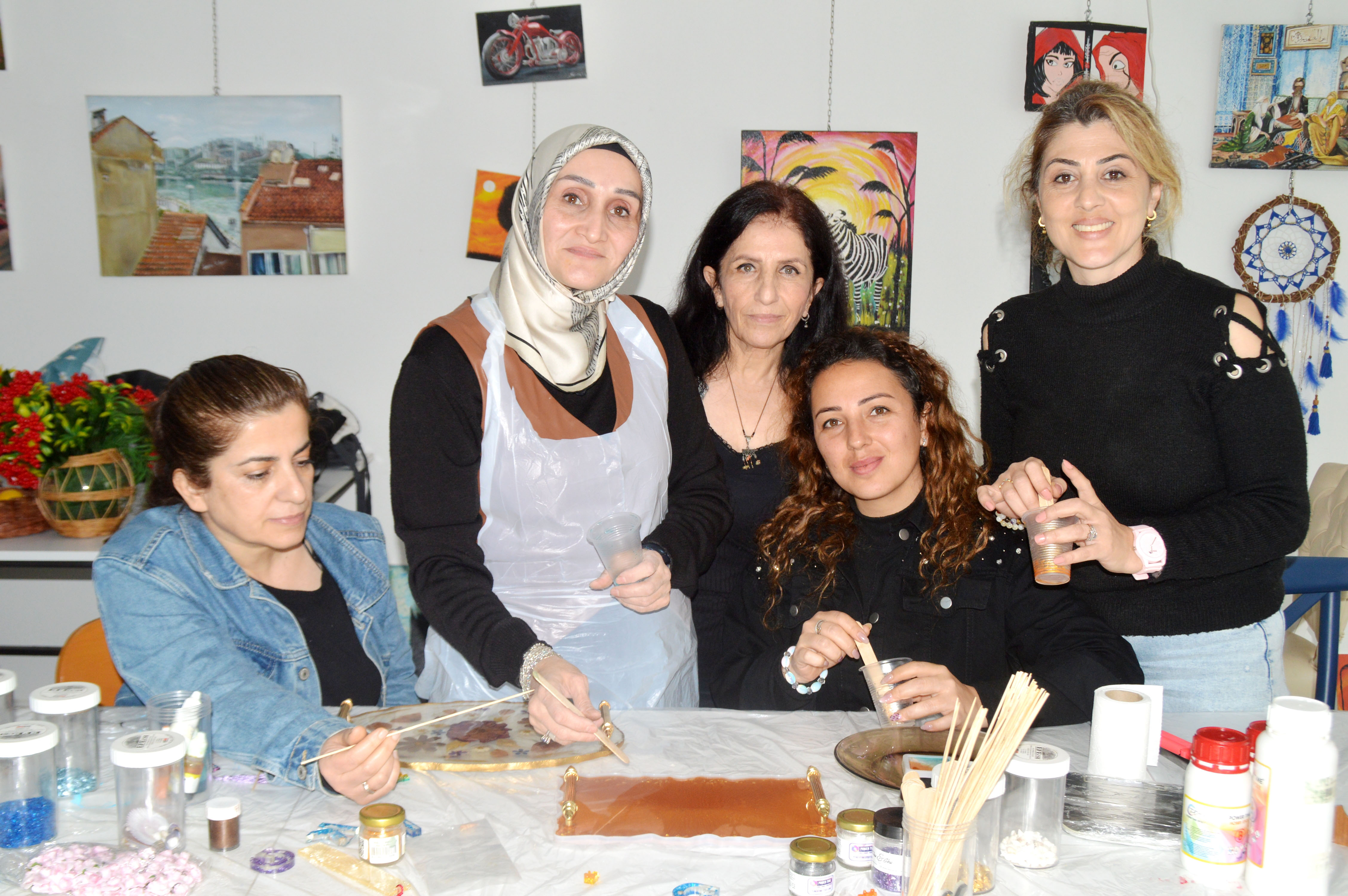 Kadınlar 'Epoksi' Sanatını Sevdi