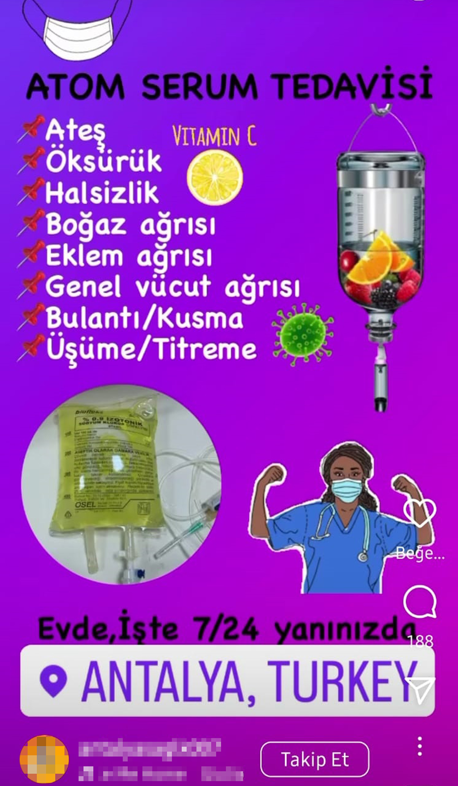 Evde ya da İşte Tehlike; Sarı Serum