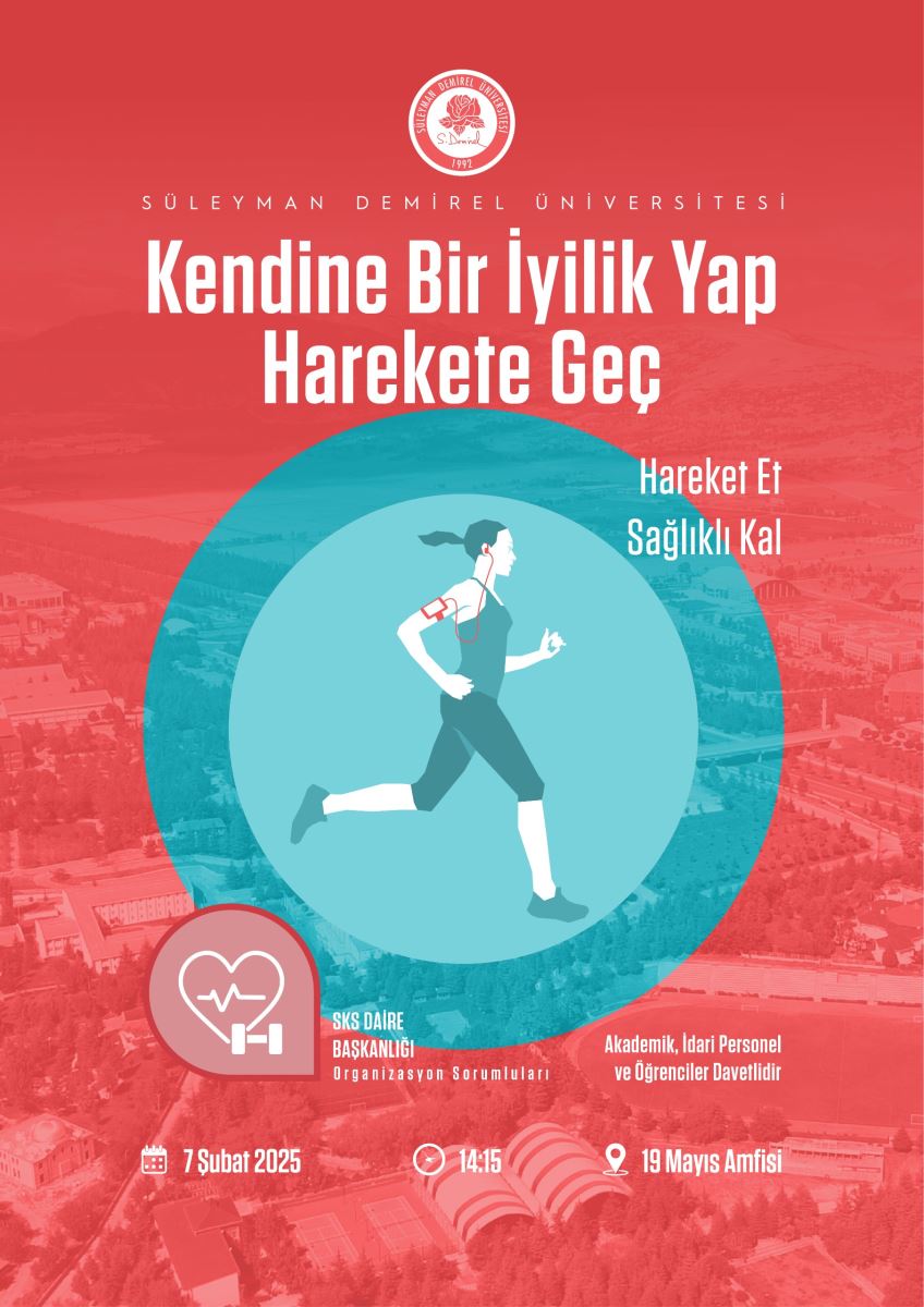 SDÜ "Hareket Et, Sağlıklı Kal" Programını Başlatıyor