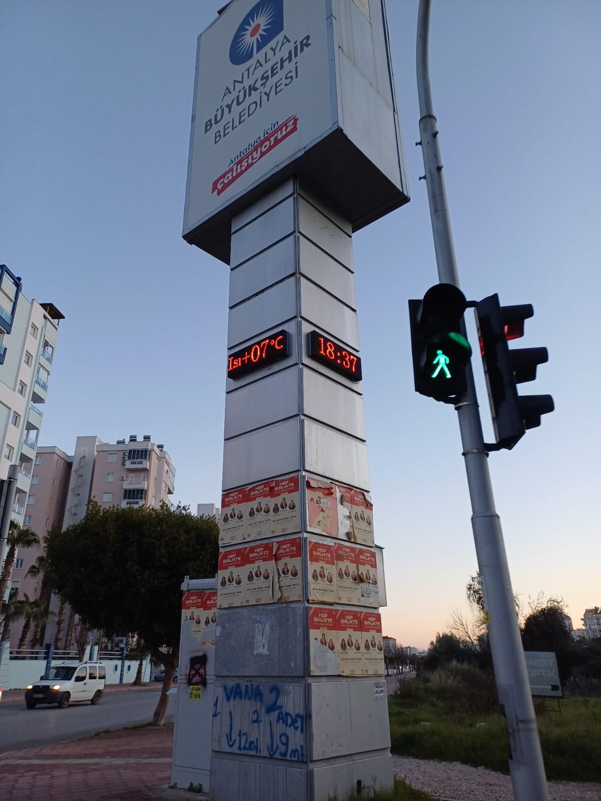 Antalya’da Fırtına Etkili Oldu