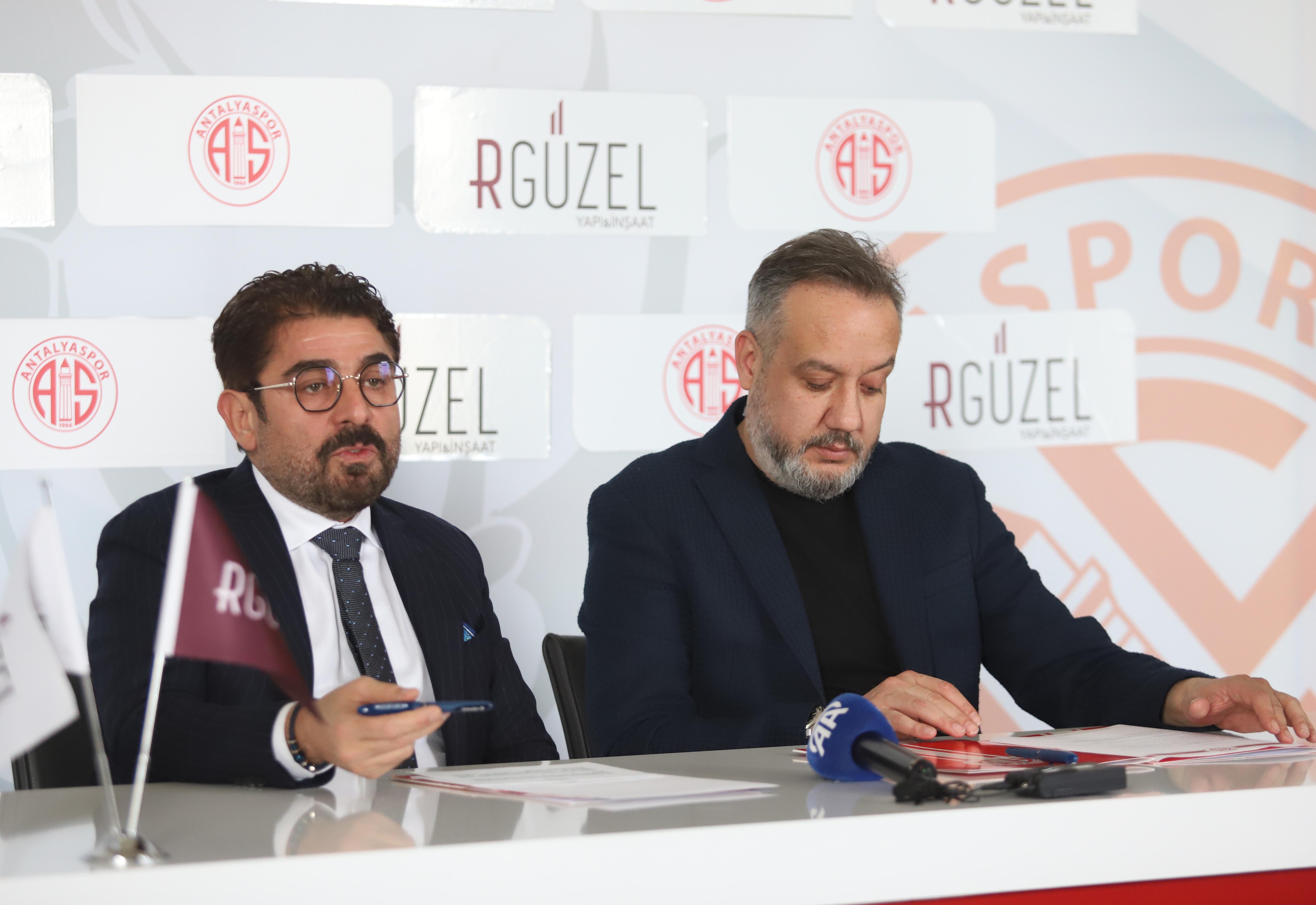 Onvo Antalyaspor’un Forma Göğüs Sponsoru RGüzel Yapı ve İnşaat