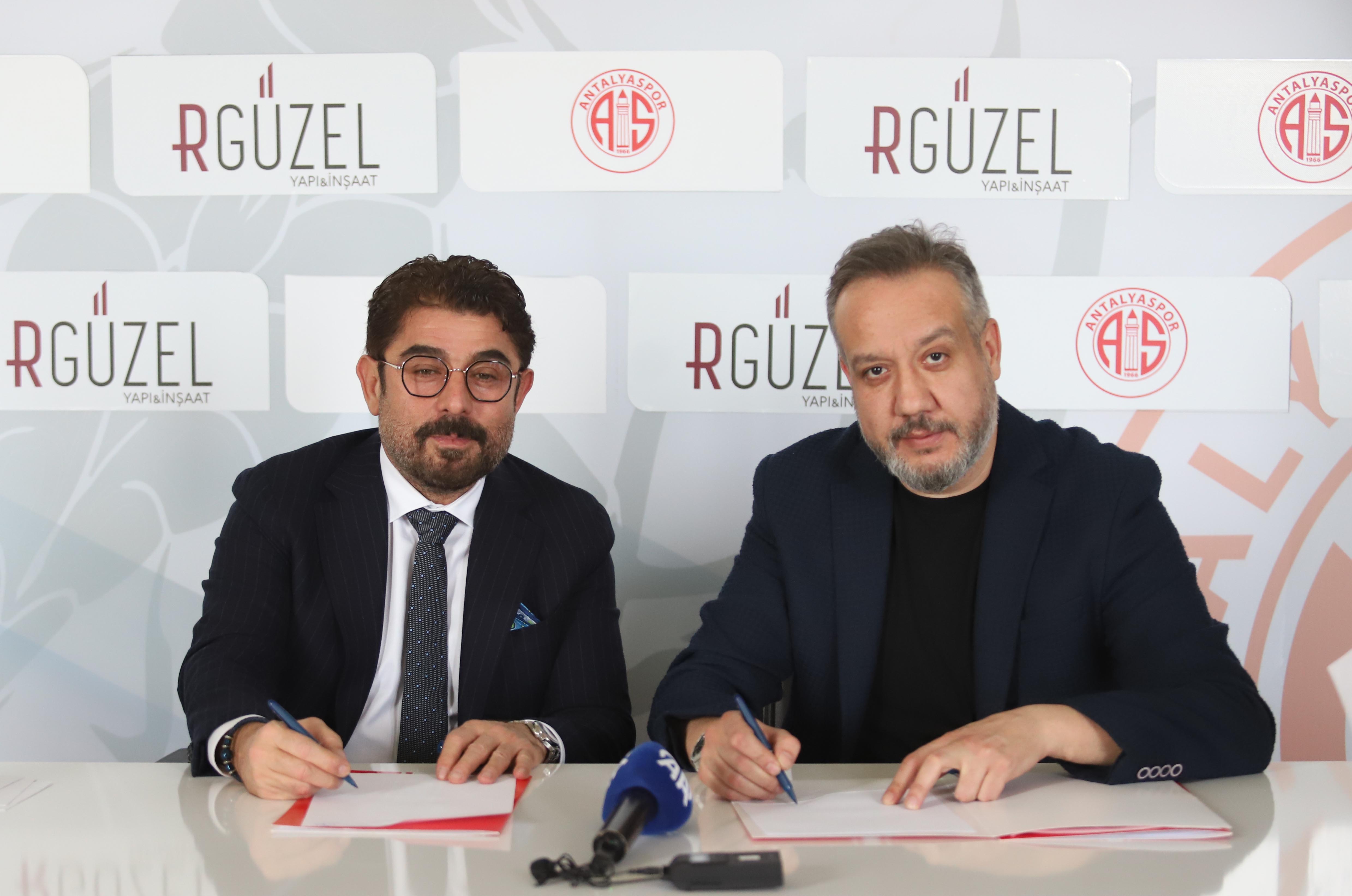Onvo Antalyaspor’un Forma Göğüs Sponsoru RGüzel Yapı ve İnşaat
