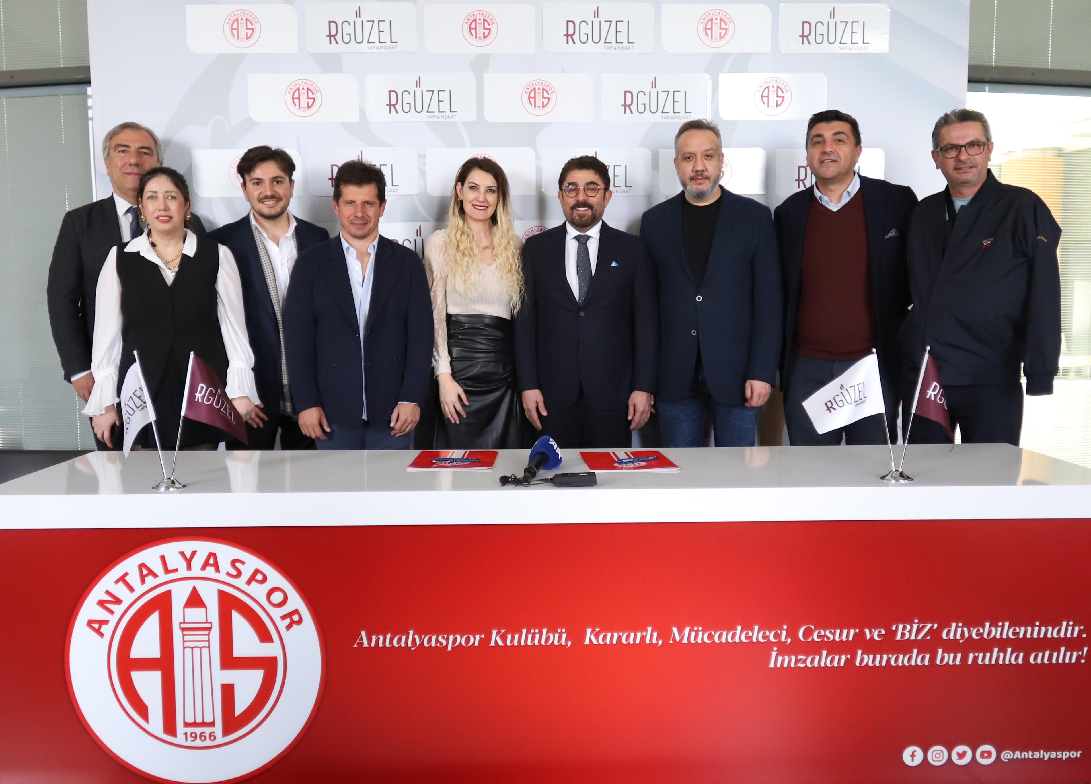 Onvo Antalyaspor’un Forma Göğüs Sponsoru RGüzel Yapı ve İnşaat