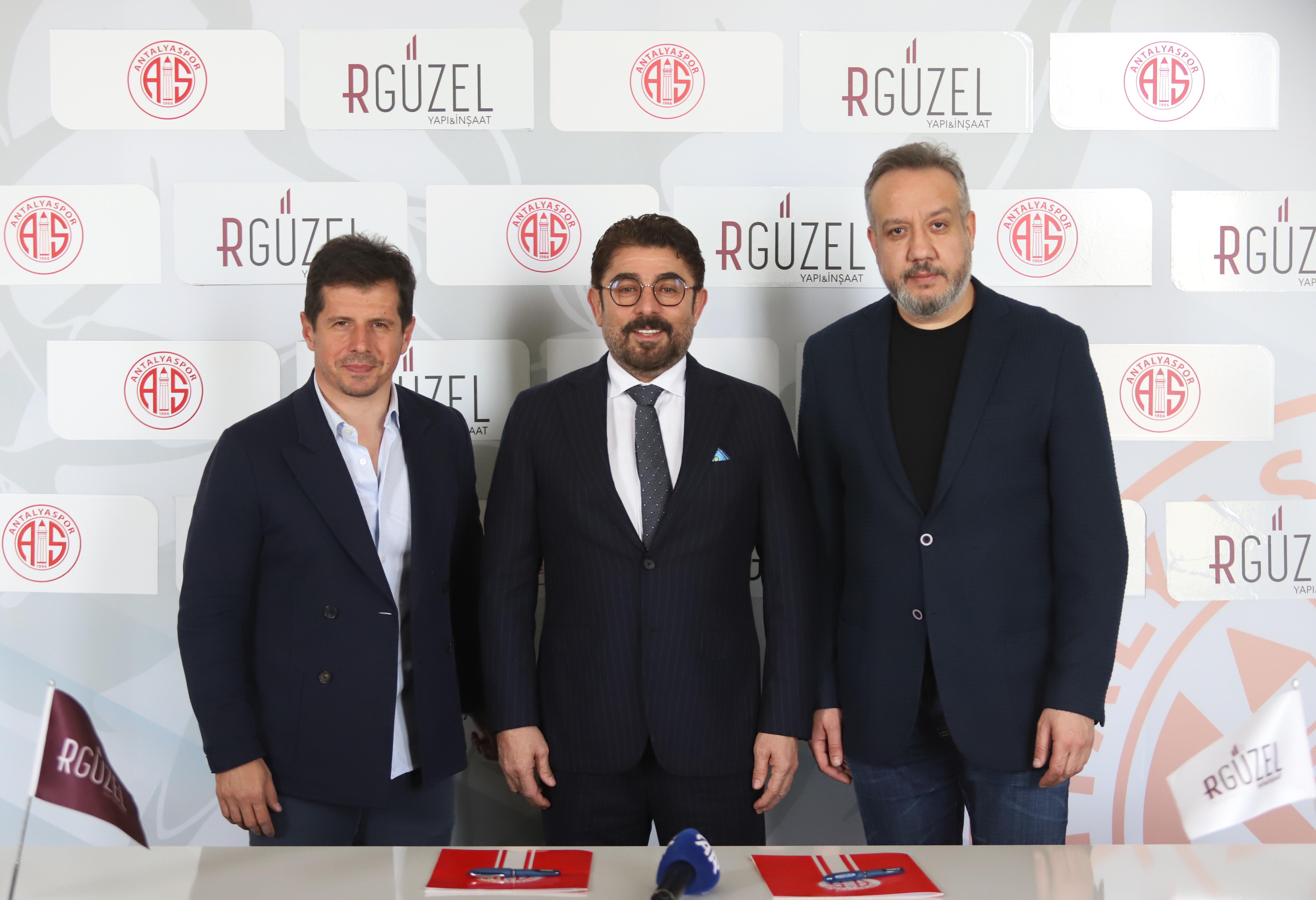 Onvo Antalyaspor’un Forma Göğüs Sponsoru RGüzel Yapı ve İnşaat