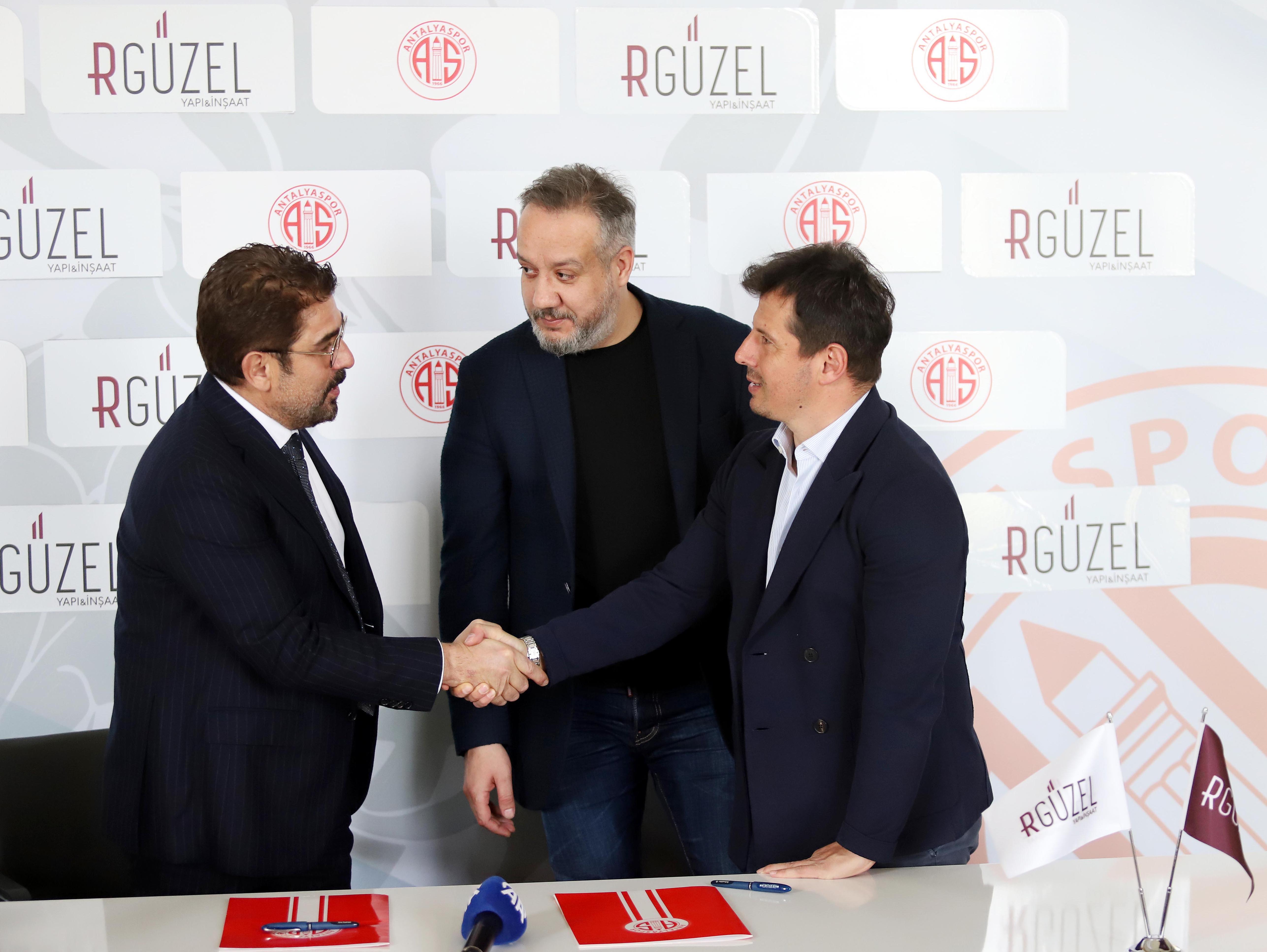 Onvo Antalyaspor’un Forma Göğüs Sponsoru RGüzel Yapı ve İnşaat