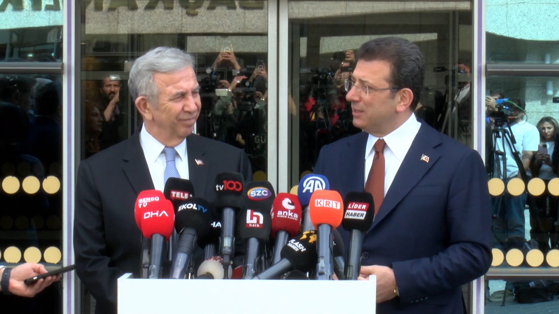 İmamoğlu'ndan Yavaş'a Ziyaret