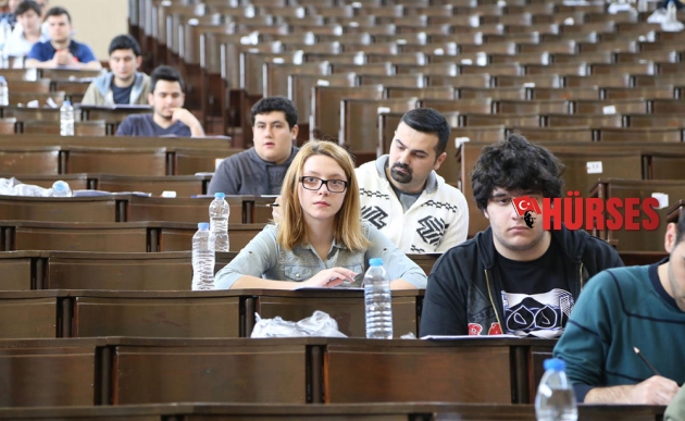 SÜRÜCÜ ADAYLARI SINAVA GİRDİ