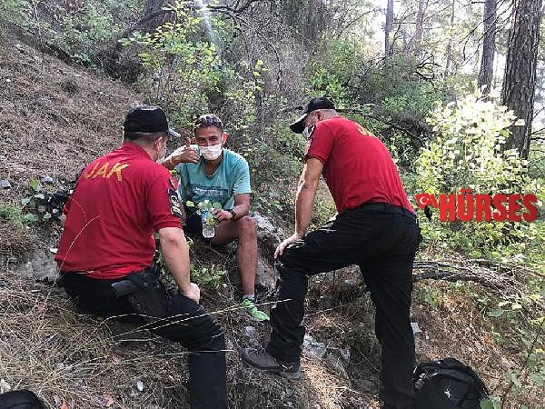Kaybolan Ukraynalı turist, 18 saat sonra bulundu
