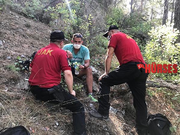 Kaybolan Ukraynalı turist, 18 saat sonra bulundu