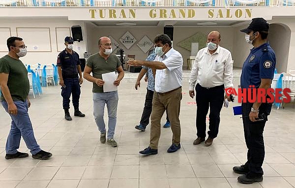 Kaymakam Tortop'tan düğün denetimi