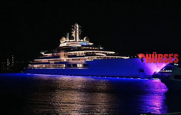 Mega yat 'Scheherazade' Bodrum'a 3 milyon lira bıraktı