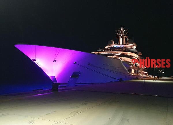 Mega yat 'Scheherazade' Bodrum'a 3 milyon lira bıraktı