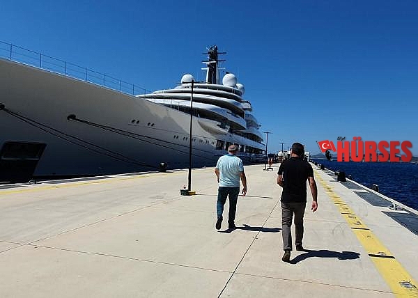 Mega yat 'Scheherazade' Bodrum'a 3 milyon lira bıraktı