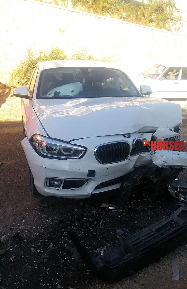 Otomobiller çarpıştı: 1 yaralı