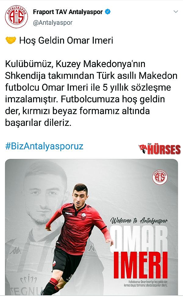 Fraport TAV Antalyaspor'dan transfer