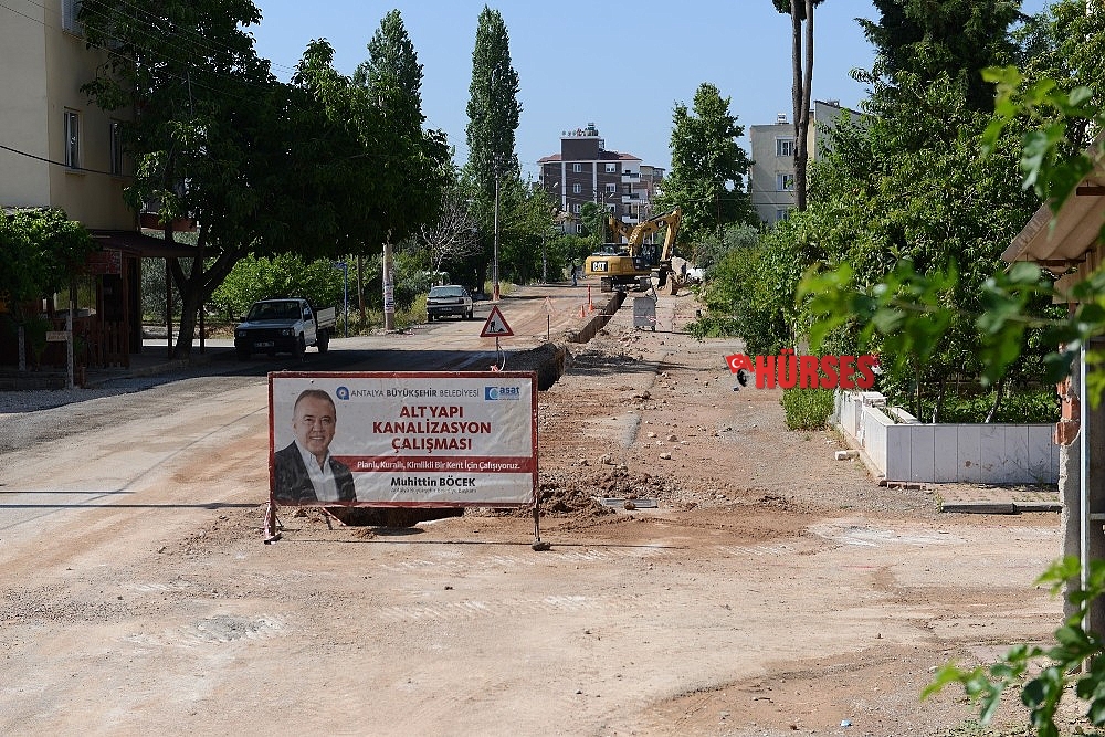 Kepez'e 45 milyonluk kanalizasyon yatırımı