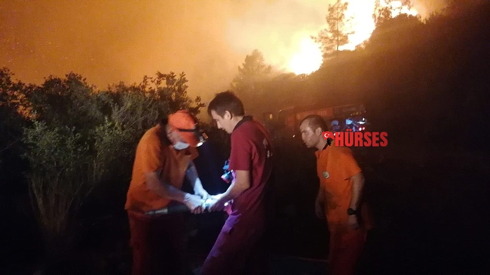 Manavgat'ta orman yangını