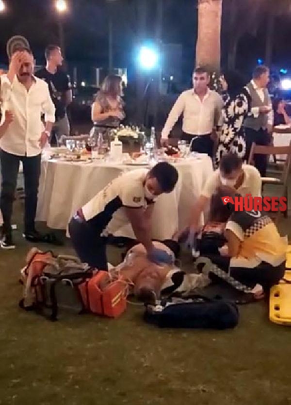 Oğlunun düğününde kalp krizi geçiren baba öldü