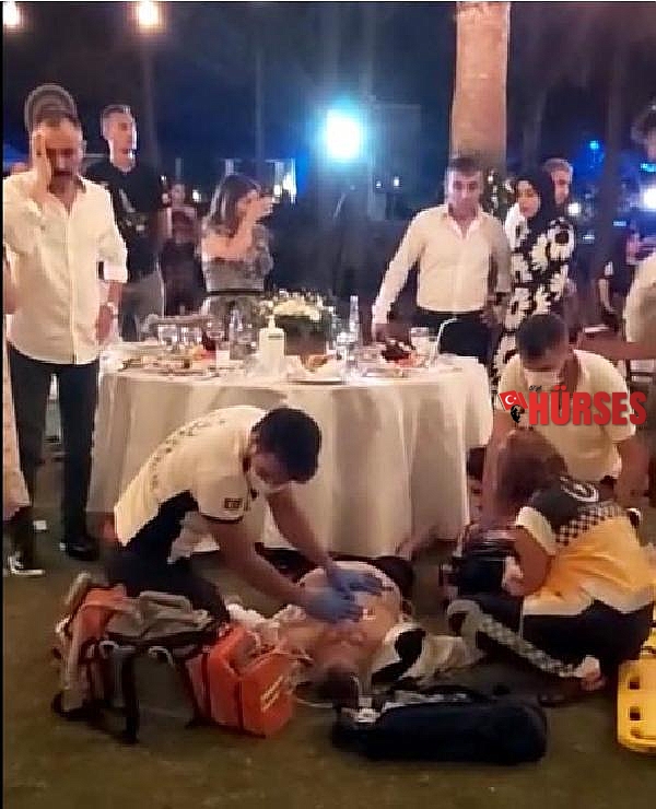 Oğlunun düğününde kalp krizi geçiren baba öldü