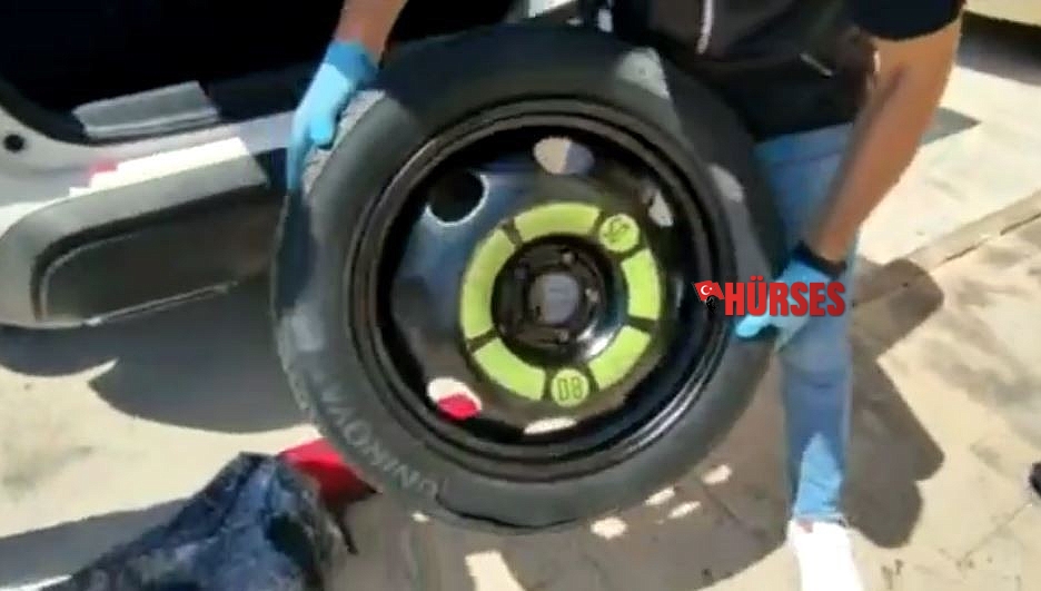 Stepnede uyuşturucu taşırken yakalandı