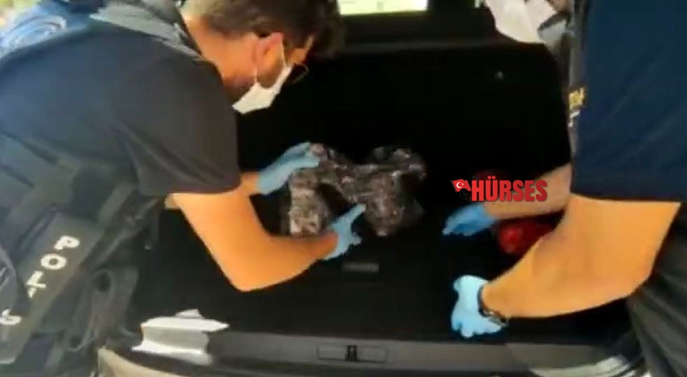 Stepnede uyuşturucu taşırken yakalandı