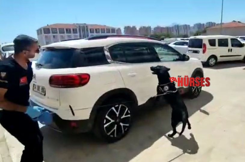 Stepnede uyuşturucu taşırken yakalandı