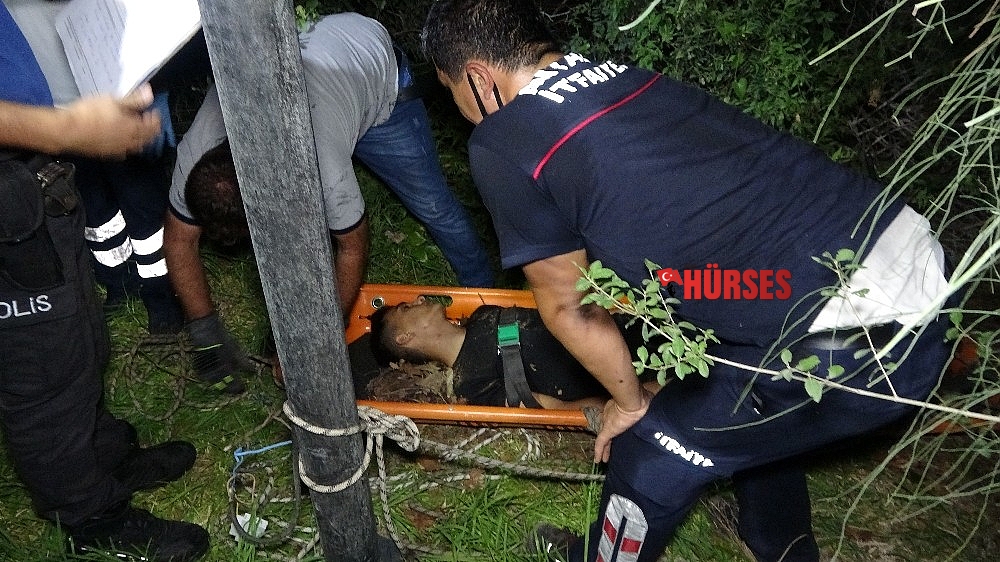 Tuvalet ihtiyacını gidermeye giderken uçuruma yuvarlandı