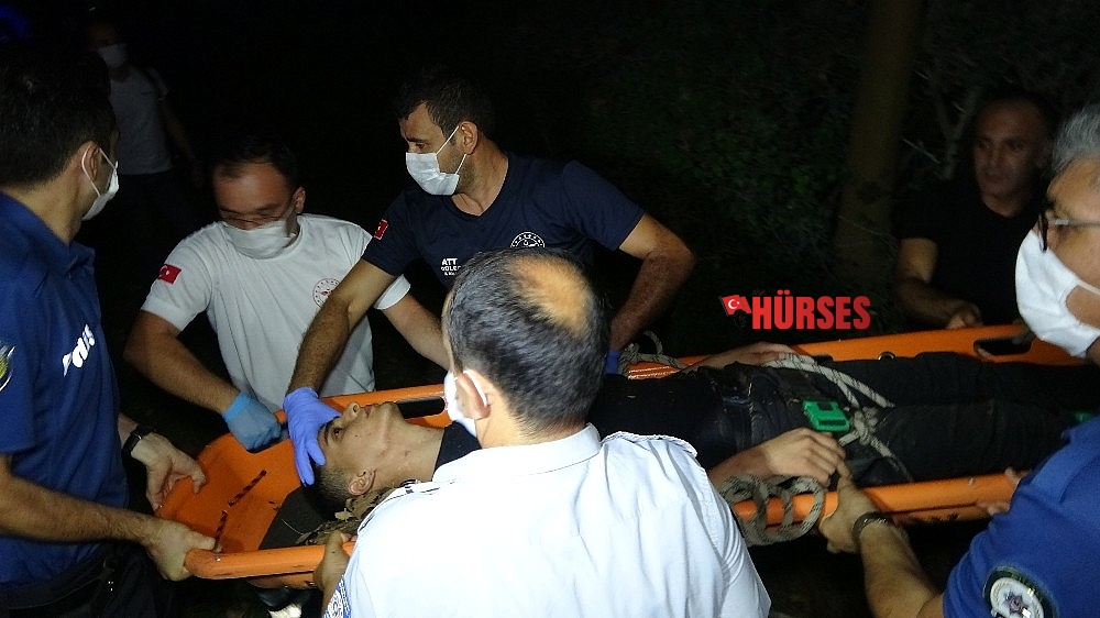 Tuvalet ihtiyacını gidermeye giderken uçuruma yuvarlandı