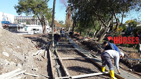 Atatürk Parkı'nda çalışmalar devam ediyor