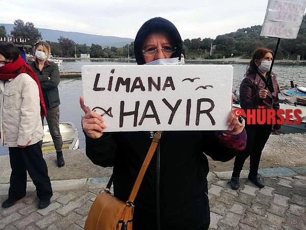 Kıyıkışlacık halkından ikinci liman tepkisi
