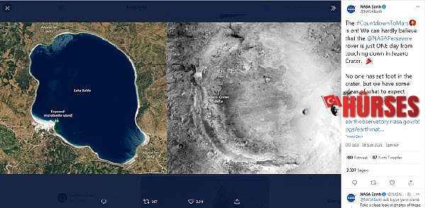 NASA'dan Salda paylaşımı: Mars'a dair fikir verecek
