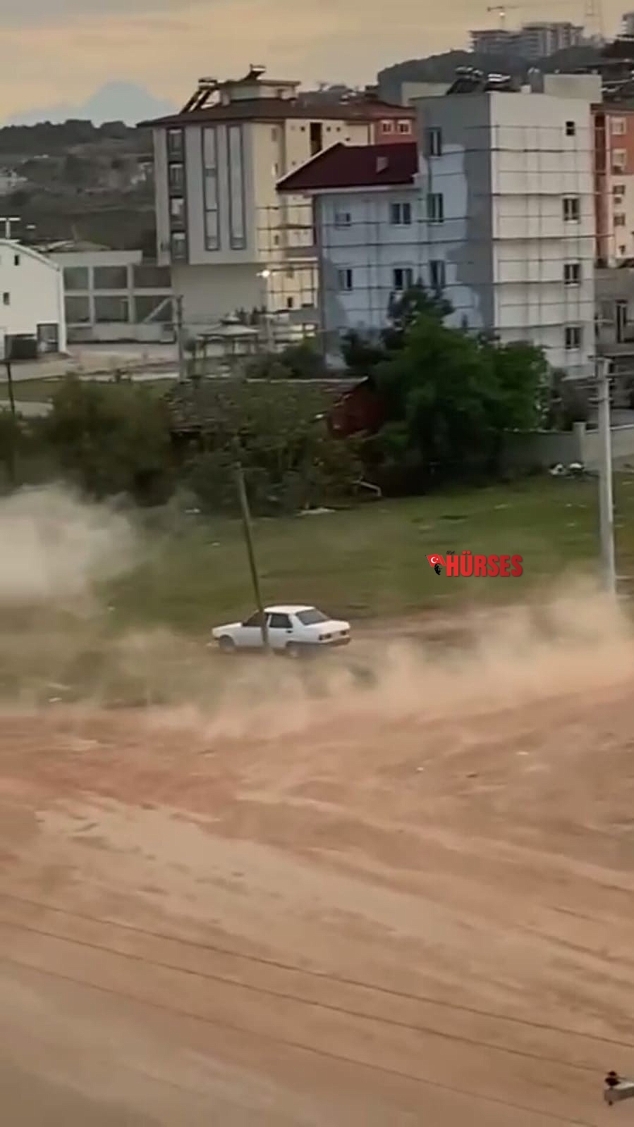 Antalya'da toprak alandaki drifte tepki