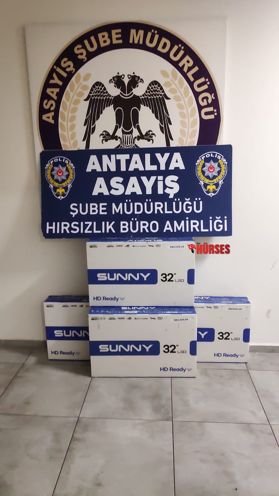 Televizyon hırsızları tutuklandı