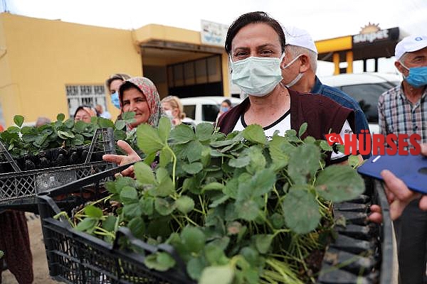 Büyükşehir çiftçilerin hizmetinde