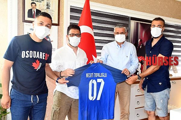 Kemer Futbol Kulübü'nden, Başkan Topaloğlu'na ziyaret