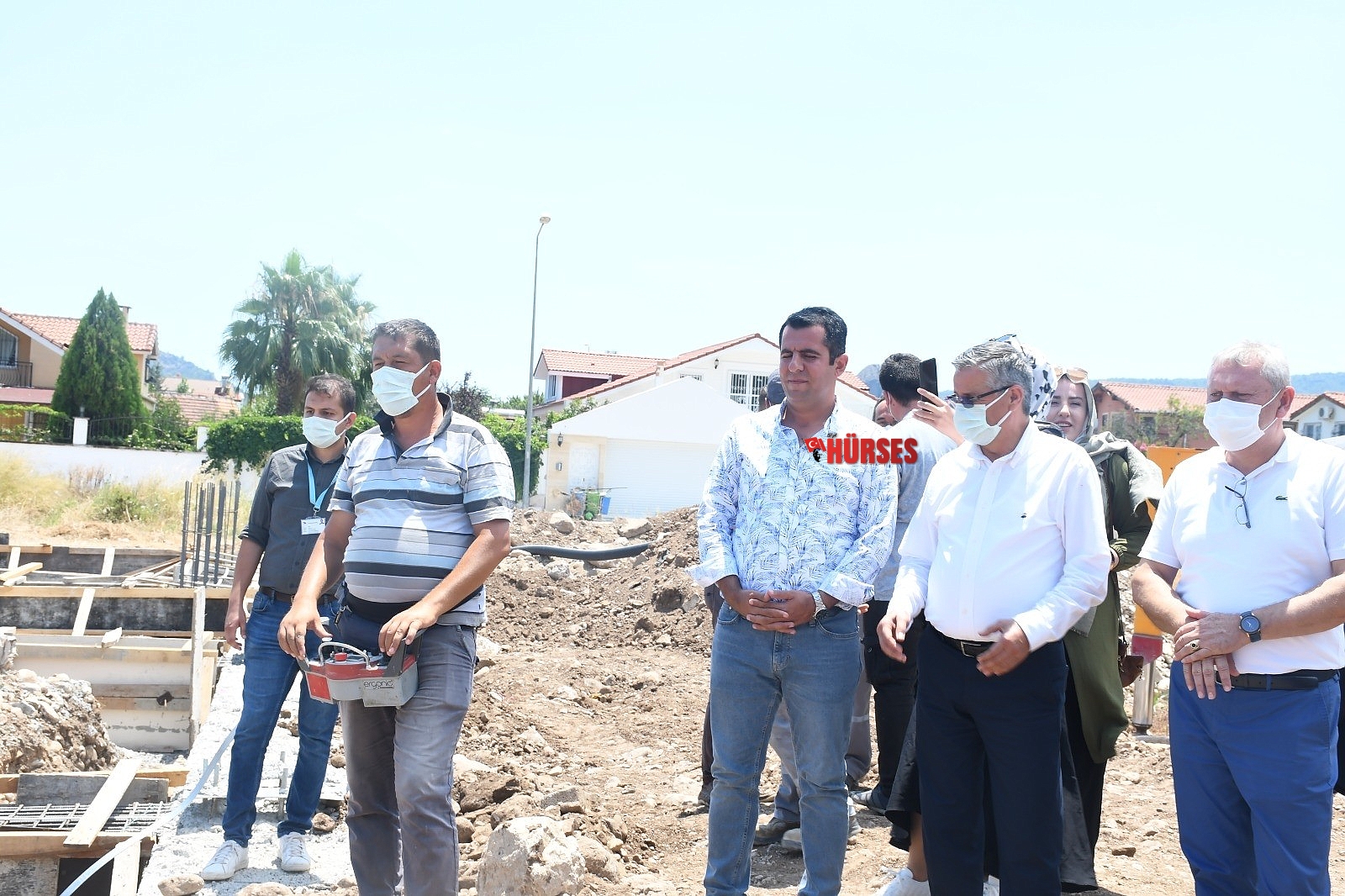 Arslanbucak kapalı pazar yerinin temeli törenle atıldı