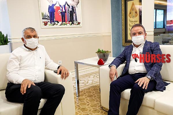 Başkan Karalar'dan Başkan Böcek'e ziyaret