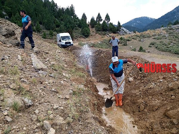 İbradı Başlar'da basınç düşüklüğü sorunu çözüldü