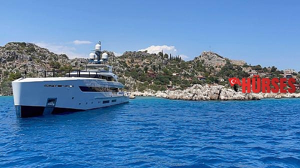 Lüks yat Kekova'da