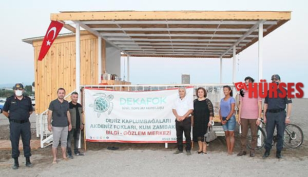 Manavgat sahilindeki ilk caretta caretta yavruları denize ulaştı