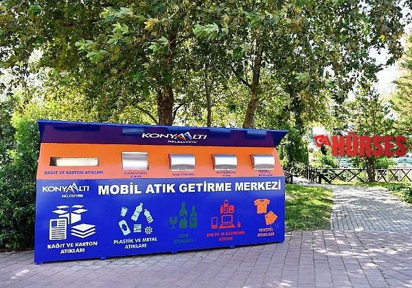 Konyaaltı'nda mahallelere mobil atık getirme merkezi