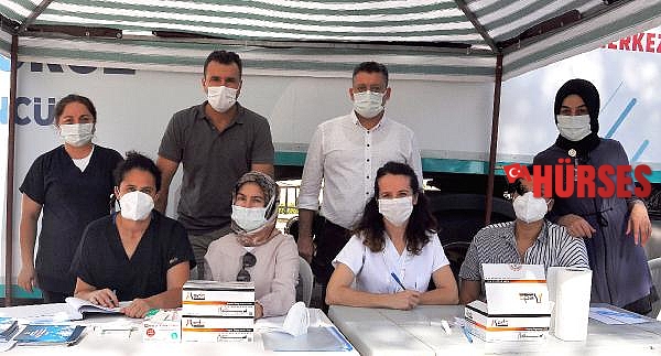 Mobil Kanser Tarama TIR'ı Finike'de