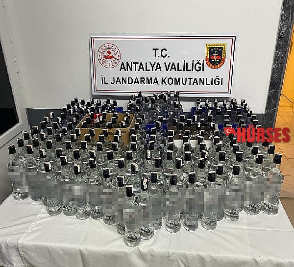 Market rafında sahte bandrollü içki ele geçirildi
