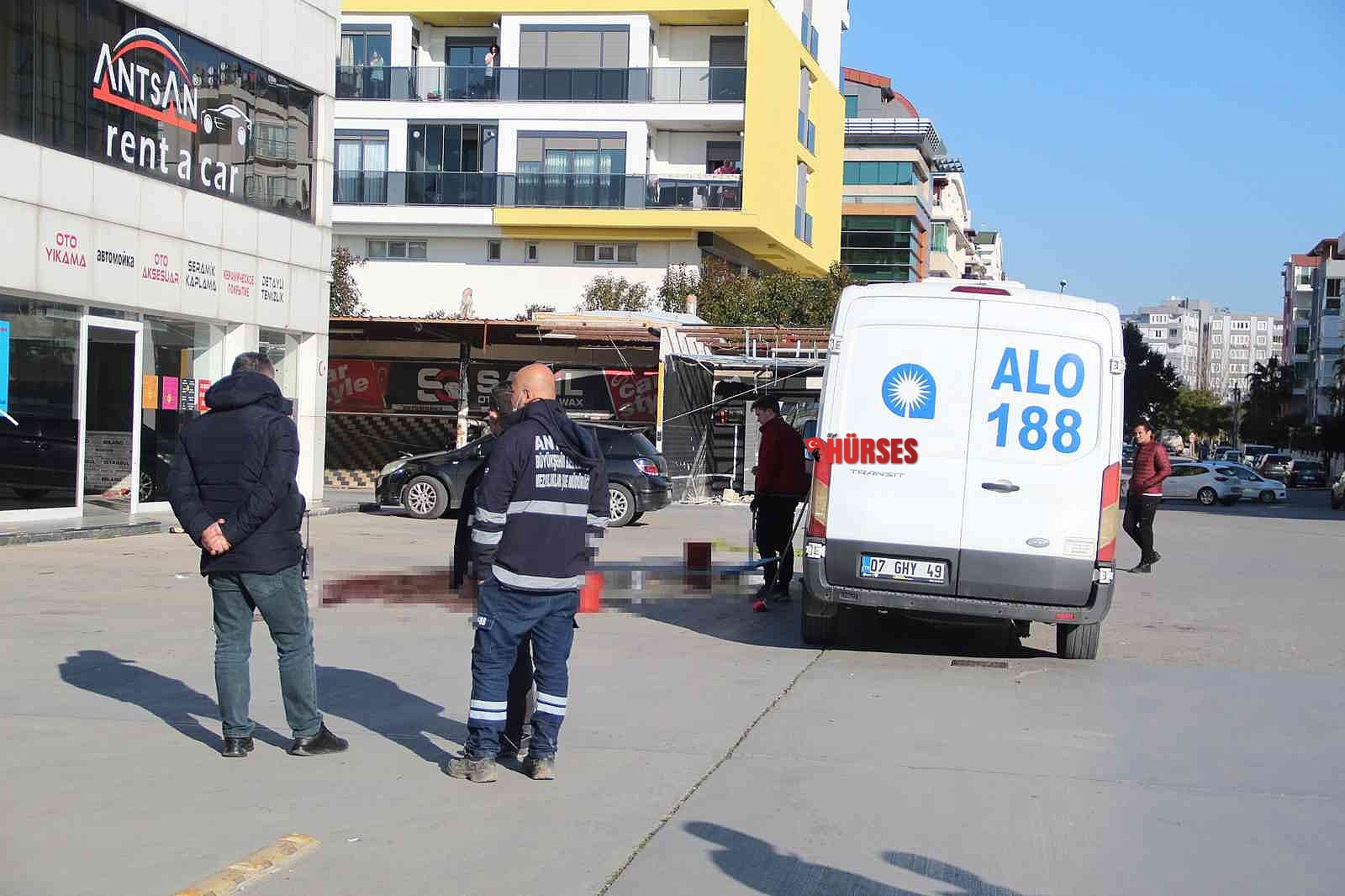 Antalya'da cinayet: 1 ölü, 1 yaralı !