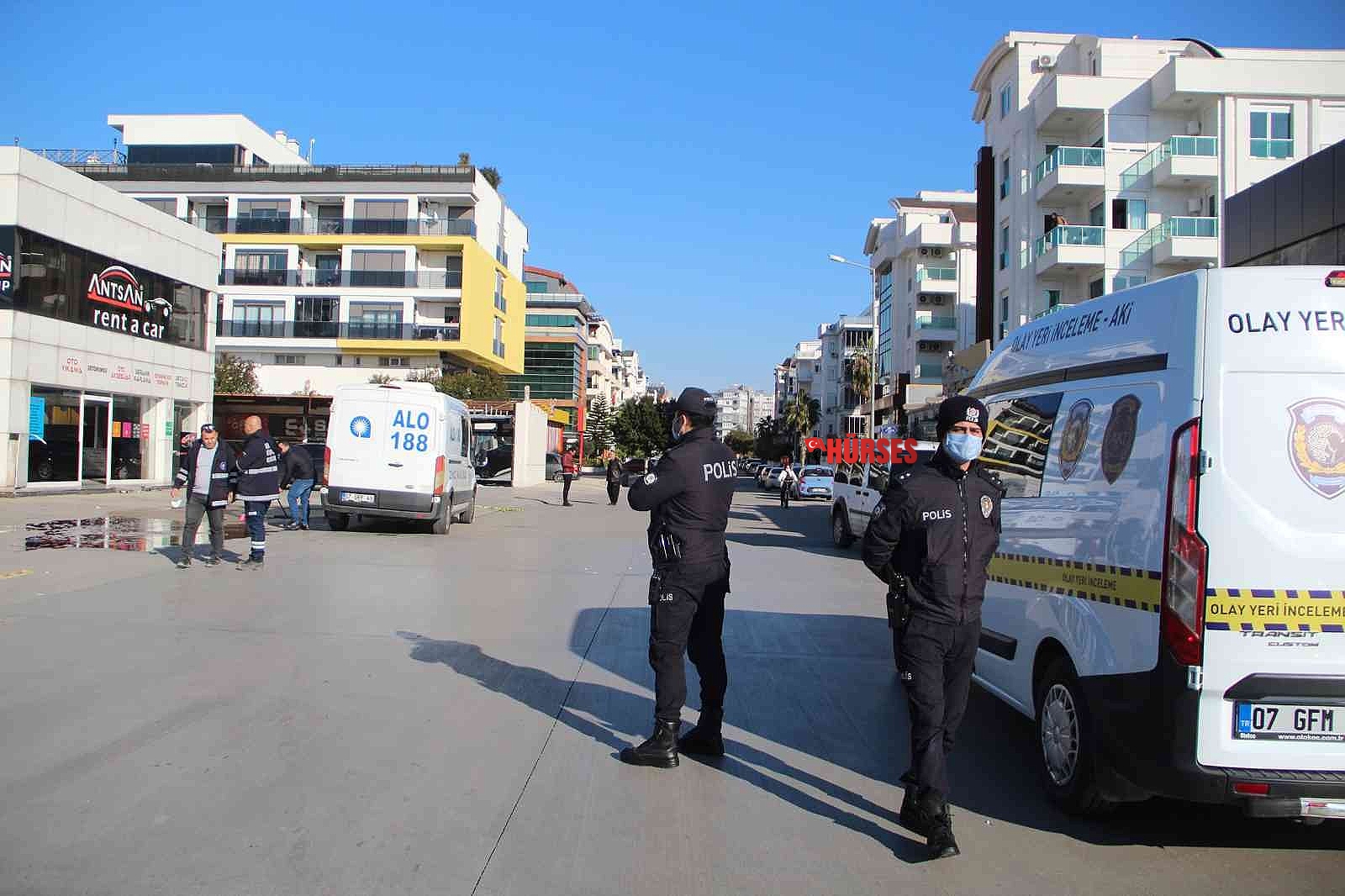 Antalya'da cinayet: 1 ölü, 1 yaralı !