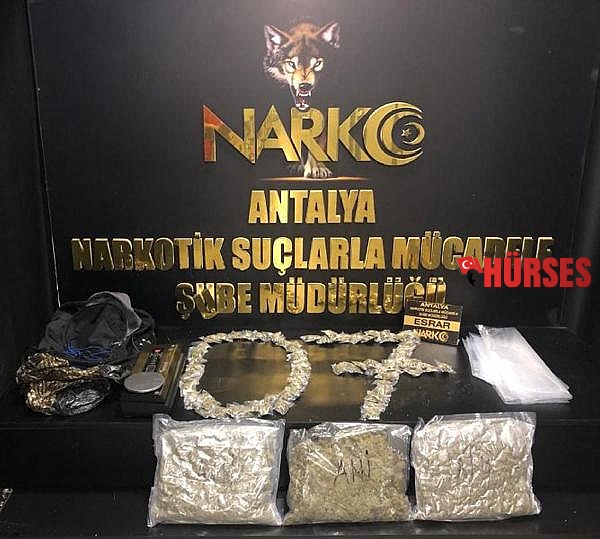 Antalya Emniyeti'nden başarılı uyuşturucu operasyonları
