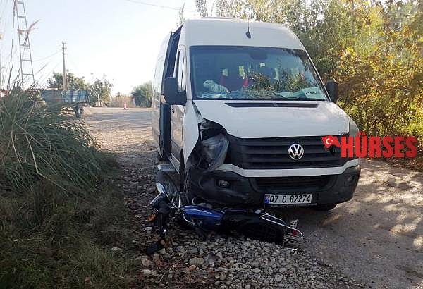Serik'te kaza: 1 yaralı