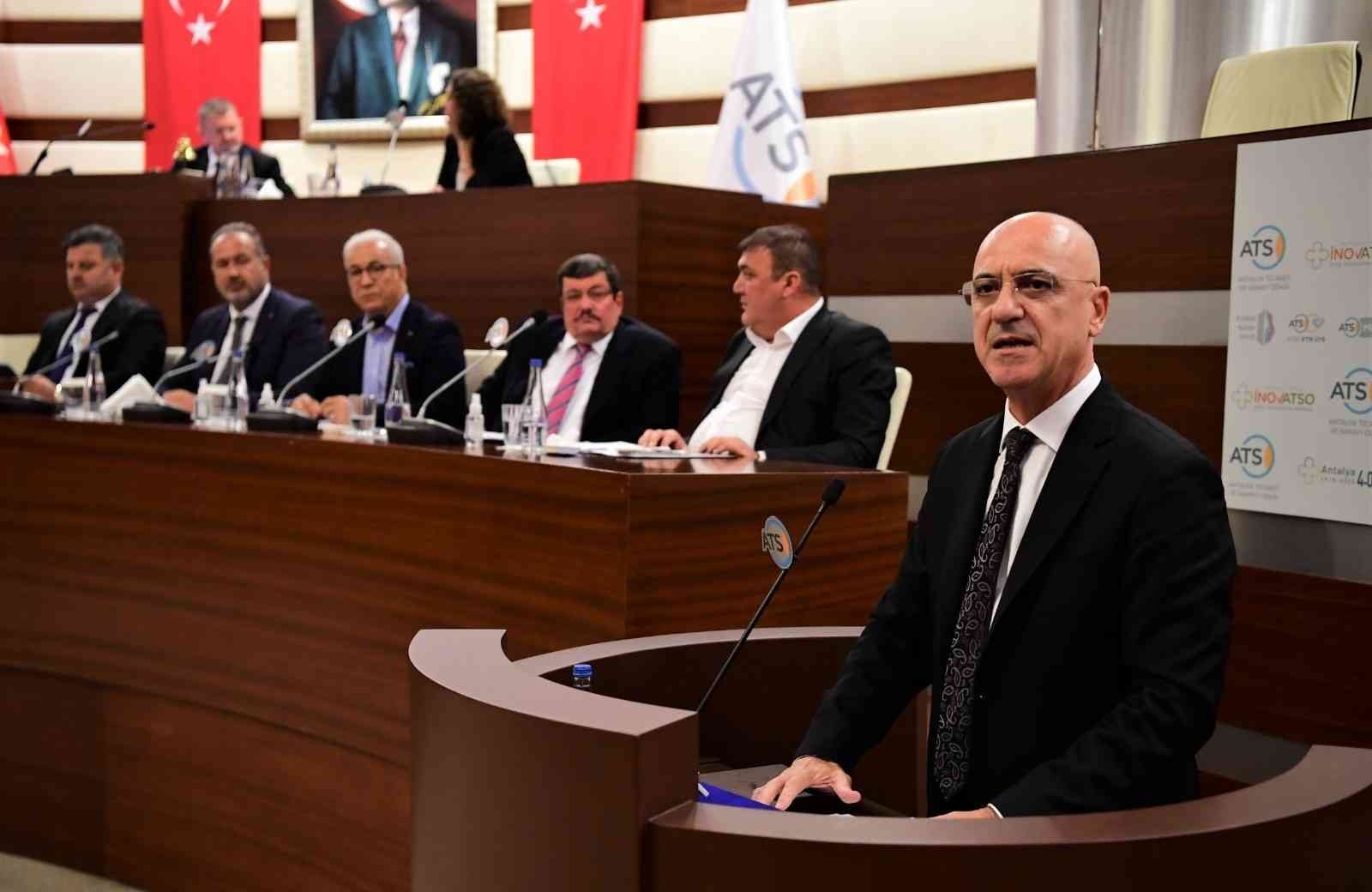 ATSO Başkanı Bahar: "Gelecek yıl Antalya turizminin yeni bir rekor kırmasını bekliyoruz"